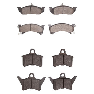 R1 Concepts® - Semi-Metallic Semi-Metallic Front and Rear Brake Pad Set