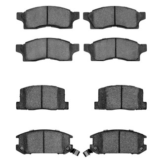 R1 Concepts® - Semi-Metallic Front and Rear Brake Pad Set