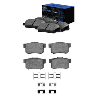 R1 Concepts® - Semi-Metallic Front and Rear Brake Pad Set