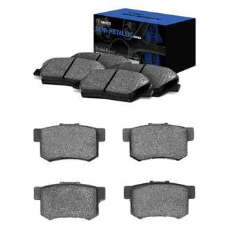 R1 Concepts® - Semi-Metallic Front and Rear Brake Pad Set