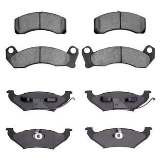 R1 Concepts® - Semi-Metallic Semi-Metallic Front and Rear Brake Pad Set