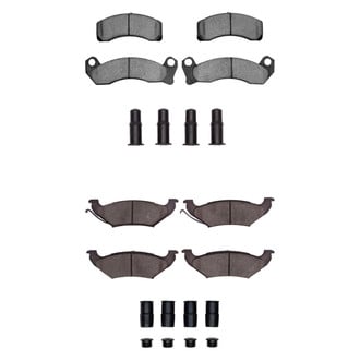 R1 Concepts® - Semi-Metallic Semi-Metallic Front and Rear Brake Pad Set