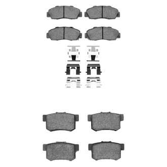 R1 Concepts® - Semi-Metallic Semi-Metallic Front and Rear Brake Pad Set