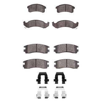R1 Concepts® - Semi-Metallic Semi-Metallic Front and Rear Brake Pad Set