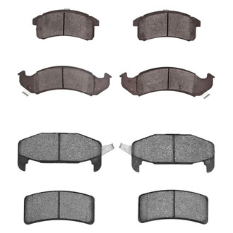 R1 Concepts® - Semi-Metallic Front and Rear Brake Pad Set
