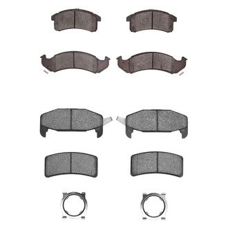 R1 Concepts® - Semi-Metallic Front and Rear Brake Pad Set