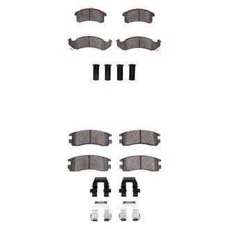 R1 Concepts® - Semi-Metallic Semi-Metallic Front and Rear Brake Pad Set