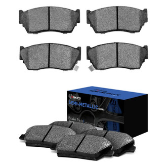 R1 Concepts® - Semi-Metallic Front and Rear Brake Pad Set