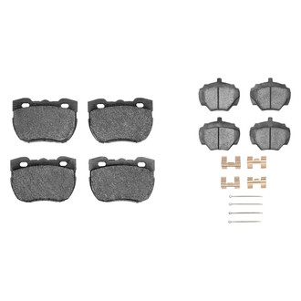 R1 Concepts® - Semi-Metallic Semi-Metallic Front and Rear Brake Pad Set
