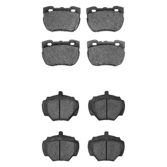 R1 Concepts® - Semi-Metallic Semi-Metallic Front and Rear Brake Pad Set