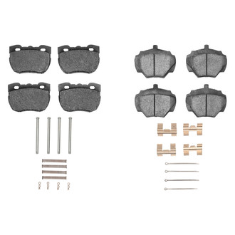 R1 Concepts® - Semi-Metallic Semi-Metallic Front and Rear Brake Pad Set