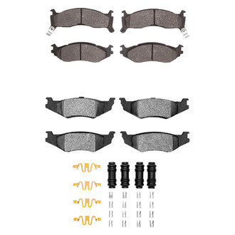 R1 Concepts® - Semi-Metallic Semi-Metallic Front and Rear Brake Pad Set