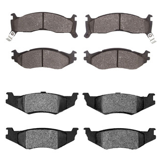 R1 Concepts® - Semi-Metallic Semi-Metallic Front and Rear Brake Pad Set