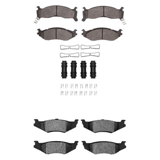 R1 Concepts® - Semi-Metallic Semi-Metallic Front and Rear Brake Pad Set