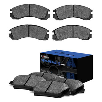 R1 Concepts® - Semi-Metallic Front and Rear Brake Pad Set