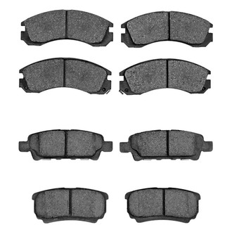 R1 Concepts® - Semi-Metallic Front and Rear Brake Pad Set