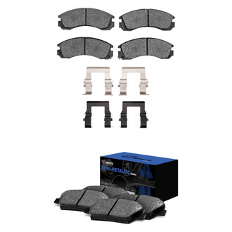 R1 Concepts® - Semi-Metallic Front and Rear Brake Pad Set