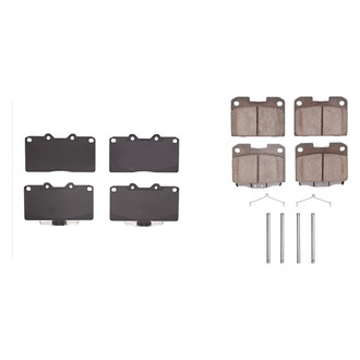 R1 Concepts® - Semi-Metallic Semi-Metallic Front and Rear Brake Pad Set