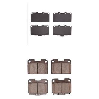 R1 Concepts® - Semi-Metallic Semi-Metallic Front and Rear Brake Pad Set