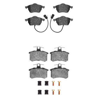 R1 Concepts® - Semi-Metallic Semi-Metallic Front and Rear Brake Pad Set