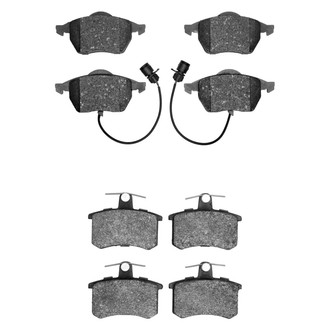 R1 Concepts® - Semi-Metallic Semi-Metallic Front and Rear Brake Pad Set