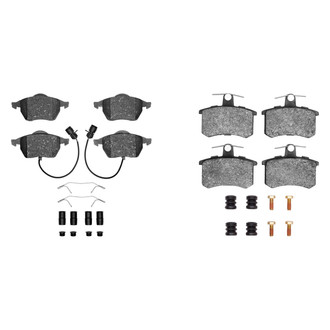R1 Concepts® - Semi-Metallic Semi-Metallic Front and Rear Brake Pad Set