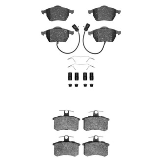 R1 Concepts® - Semi-Metallic Semi-Metallic Front and Rear Brake Pad Set