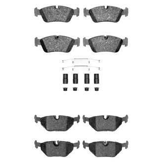 R1 Concepts® - Semi-Metallic Semi-Metallic Front and Rear Brake Pad Set