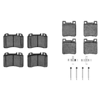 R1 Concepts® - Semi-Metallic Front and Rear Brake Pad Set