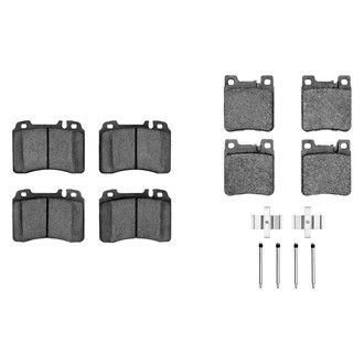 R1 Concepts® - Semi-Metallic Front and Rear Brake Pad Set