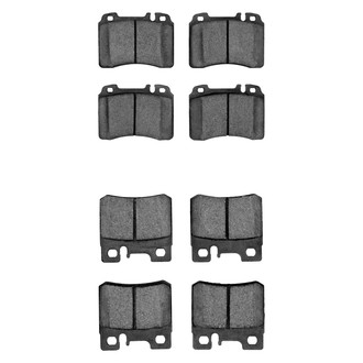 R1 Concepts® - Semi-Metallic Semi-Metallic Front and Rear Brake Pad Set