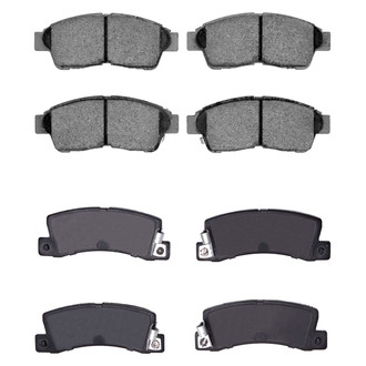 R1 Concepts® - Semi-Metallic Front and Rear Brake Pad Set
