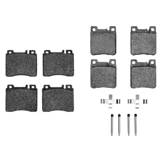 R1 Concepts® - Semi-Metallic Front and Rear Brake Pad Set