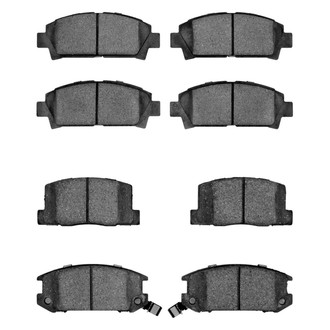 R1 Concepts® - Semi-Metallic Front and Rear Brake Pad Set