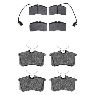 R1 Concepts® - Semi-Metallic Front and Rear Brake Pad Set