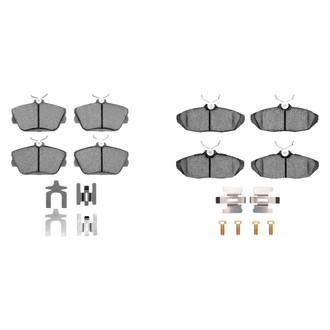 R1 Concepts® - Semi-Metallic Semi-Metallic Front and Rear Brake Pad Set