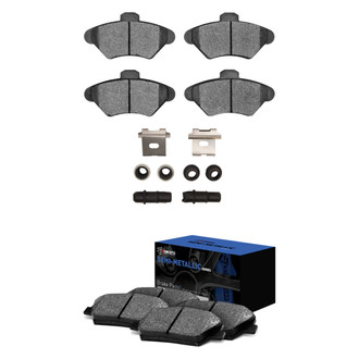 R1 Concepts® - Semi-Metallic Front and Rear Brake Pad Set