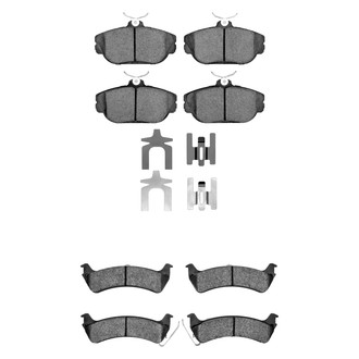 R1 Concepts® - Semi-Metallic Semi-Metallic Front and Rear Brake Pad Set