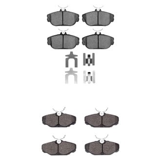 R1 Concepts® - Semi-Metallic Semi-Metallic Front and Rear Brake Pad Set