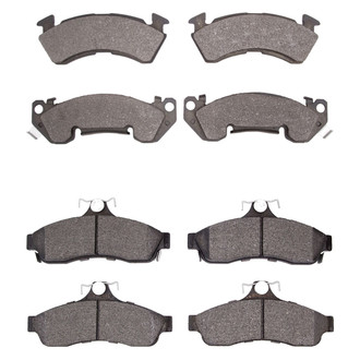 R1 Concepts® - Semi-Metallic Semi-Metallic Front and Rear Brake Pad Set