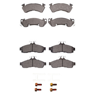 R1 Concepts® - Semi-Metallic Semi-Metallic Front and Rear Brake Pad Set