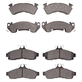 R1 Concepts® - Semi-Metallic Semi-Metallic Front and Rear Brake Pad Set
