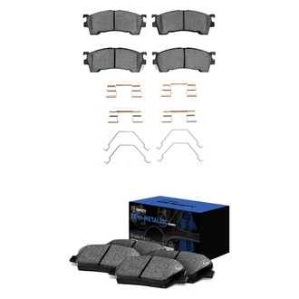 R1 Concepts® - Semi-Metallic Front and Rear Brake Pad Set