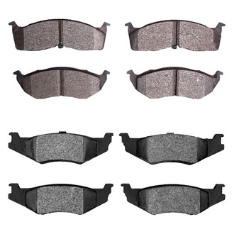 R1 Concepts® - Semi-Metallic Semi-Metallic Front and Rear Brake Pad Set