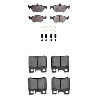R1 Concepts® - Semi-Metallic Semi-Metallic Front and Rear Brake Pad Set