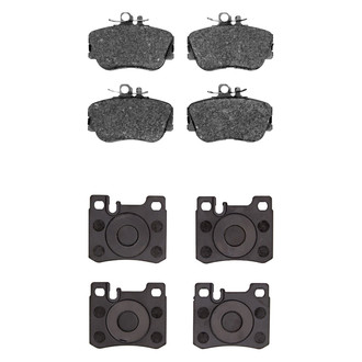 R1 Concepts® - Semi-Metallic Semi-Metallic Front and Rear Brake Pad Set