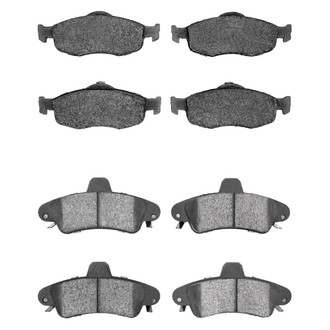 R1 Concepts® - Semi-Metallic Front and Rear Brake Pad Set