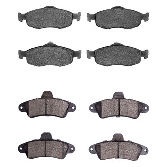 R1 Concepts® - Semi-Metallic Semi-Metallic Front and Rear Brake Pad Set