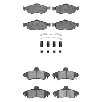 R1 Concepts® - Semi-Metallic Front and Rear Brake Pad Set