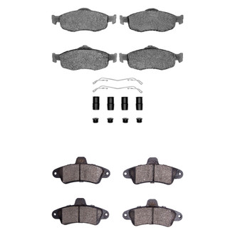 R1 Concepts® - Semi-Metallic Semi-Metallic Front and Rear Brake Pad Set